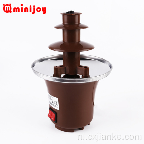 Elektrische warme chocolademeltpot fondue fontein
